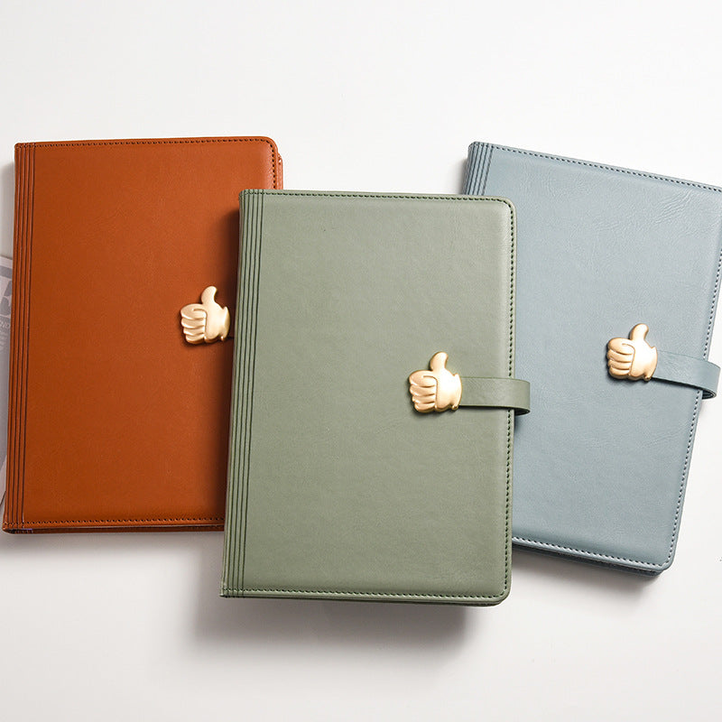 Wholesale Macaron Pen Minimalist Imitation Leather Notebook